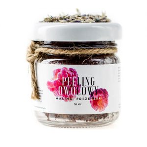 peeling owocowy malina porzeczka Trawiaste