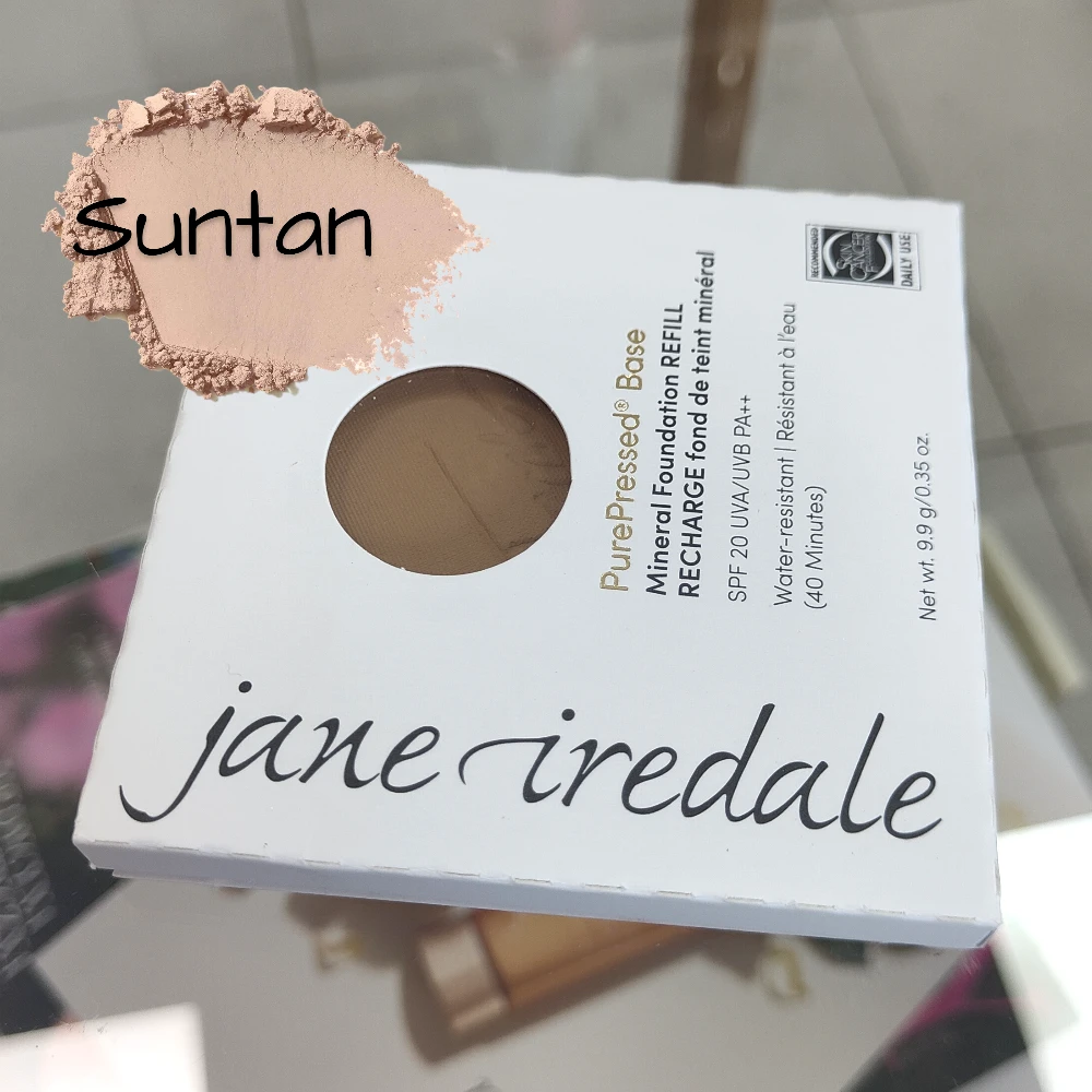 Компактная минеральная пудра Jane Iredale PurePressed Base, SPF 20, рефил, оттенок Suntan, 9,9 г
